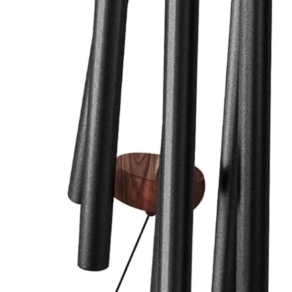 Wind Chimes for Outside with Wood Wind Catcher, 37 Inches Large Aluminum Windchi